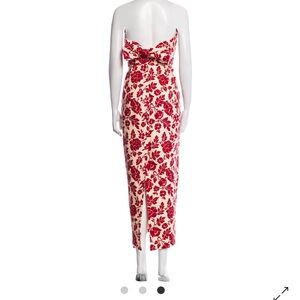 Moda Operandi Posse Red Floral Strapless Dress
